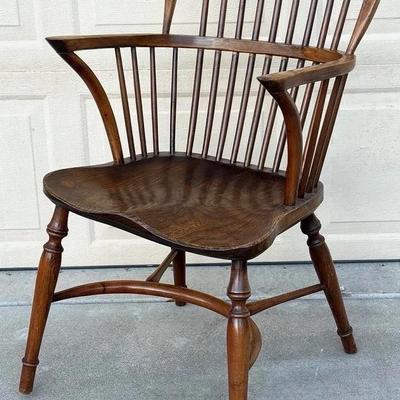 Vintage Highback English Windsor Chair