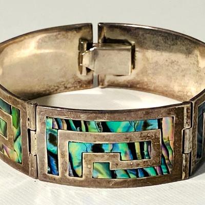 Sterling & Abalone Bracelet 