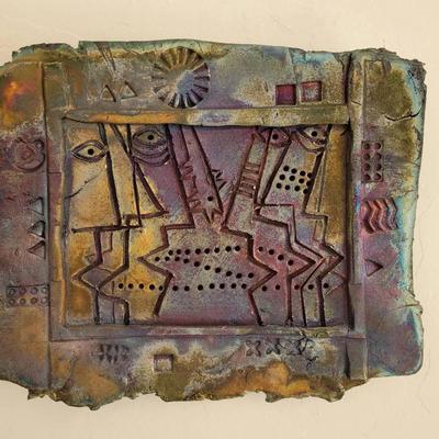 M. K. Grossman Original Ceramic Plaque