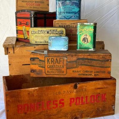 Criterion Series, Mathematical Instruments, & Tuxedo Tobacco Boxes 