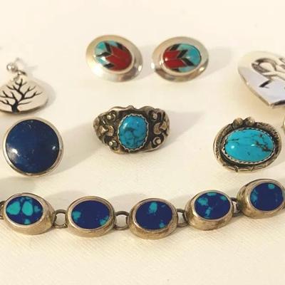 Signed Native Made Jewelry 