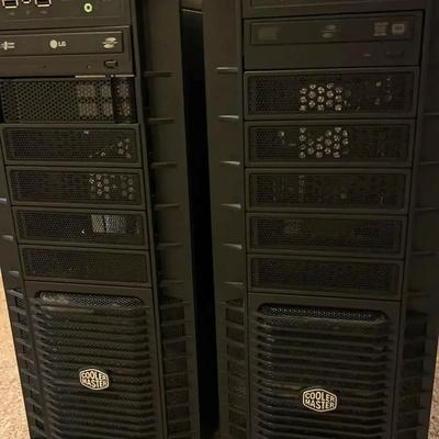 Pair of Cooler Master Towers

