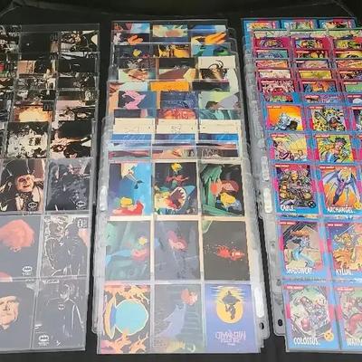 Batman, Disney Little Mermaid & Marvel X-Men Trading Card Collection