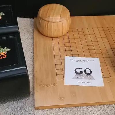 Go Wooden Strategy Game with Weird N' Wild Creatures Card Sets