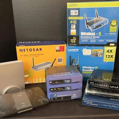 Netgear & Linksys Routers and Modems Collection