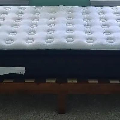 Serta Simmons Twin Mattress with Bed Frame