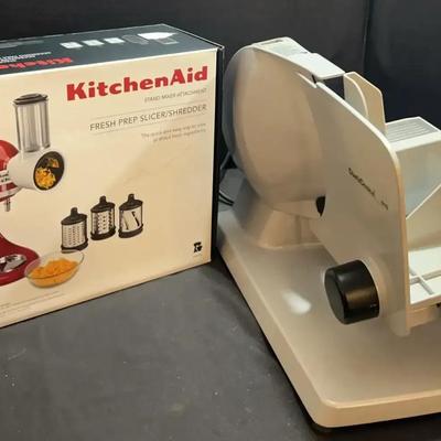 Chef’s Choice 610 Electric Food Slicer & KitchenAid Fresh Prep Shredder Attachment