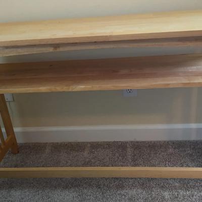 Light Wood Buffet Table