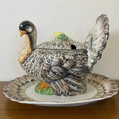 Turkey Tureen Made in Italy
