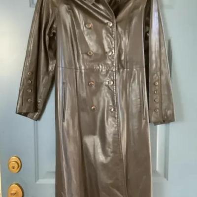 Vintage Brown Ankle Length Coat CR-Mates by Domino SZ unknown