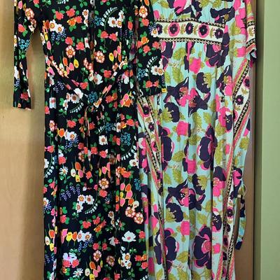 Lounge Craft & Miss Elaine Floral Mid Century Dresses 