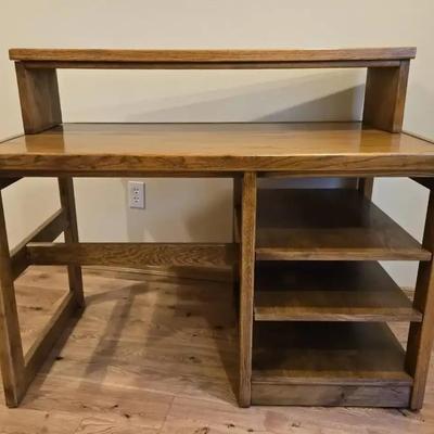 Box/Finger Joint Wood Desk 