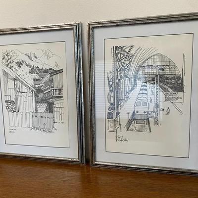 J. Happy Campbell Travel Sketches 