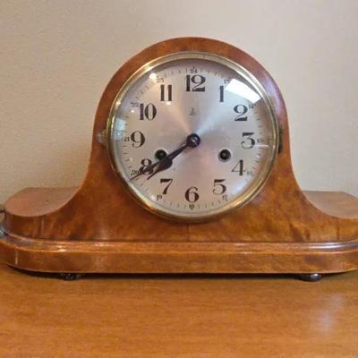 “Napoleon Hat” Style German Mantel Clock 