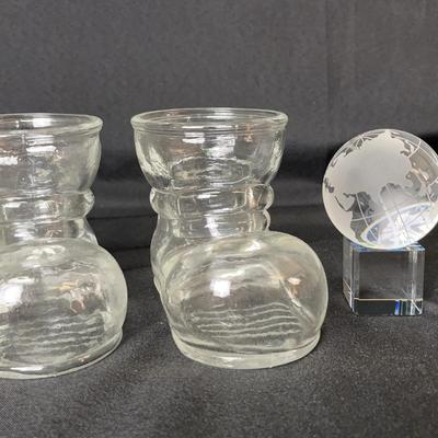 Glass Boots and Glass Globe