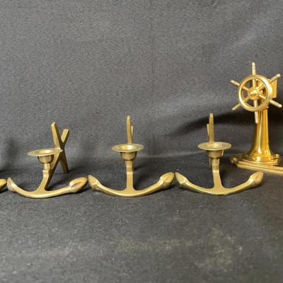 Brass Ship Decor