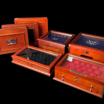Coin Display Boxes--EMPTY 
