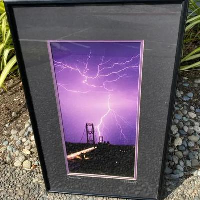"Lavender Lightning, Tacoma Narrows Bridge, Larry Martin 