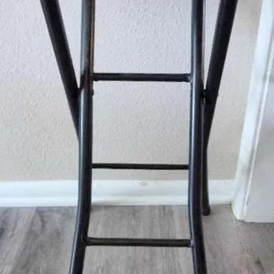 Black Stool From Costco Size 12" Wide X 24" Tall
