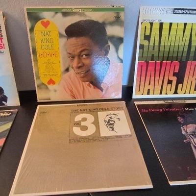 Record Albums - Nat King Cole (4)' Sammy David Jr, Gloria Lynne