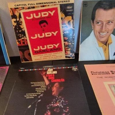 Record Albums - Judy Garland (4), Christmas-Andy Williams., Hymns & Chorals 