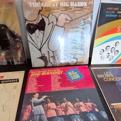Set of 6 Big Band Era Musical Albums
