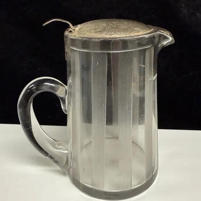 Vintage BLOOMFIELD IND. INC. M&K 1951 Glass Syrup Dispenser