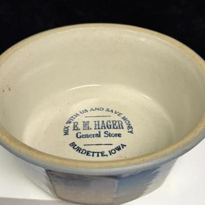 Antique E.M Hager Bowl