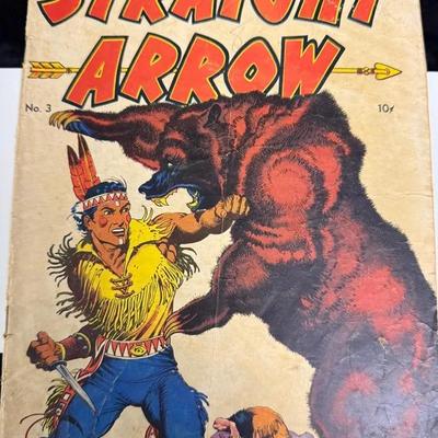 STRAIGHT ARROW #3--FRANK FRAZETTA cover art--comic book--VG