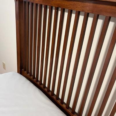 Sale Photo Thumbnail #54: $250 Solid wood Mission style queen headboard & frame, NICE Sealy Hybrid Mattress, and Boxspring