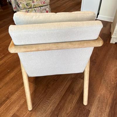 Sale Photo Thumbnail #22: $350 Pair of like new Tufeld Wood Armchairs from Threshold Target brand- 32.5 Inches (H) x 21.75 Inches (W) x 30 Inches (D)