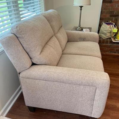 Sale Photo Thumbnail #6: $500 Southern Motion auto recliner sofa- like new- 60" W x 34" Deep