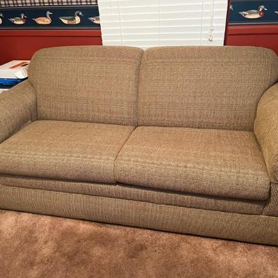 $150 La-Z-Boy signature II sleep sofa double size; excellent condition; 34” H x 75” W x 36” D