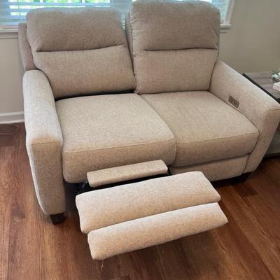 Sale Photo Thumbnail #8: $500 Southern Motion auto recliner sofa- like new- 60" W x 34" Deep