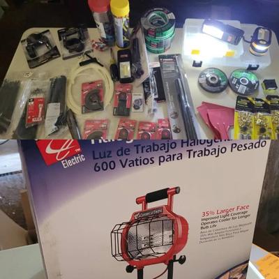 NEW 600 Watt Heavy Duty Worklight And Household Collection Some NEW