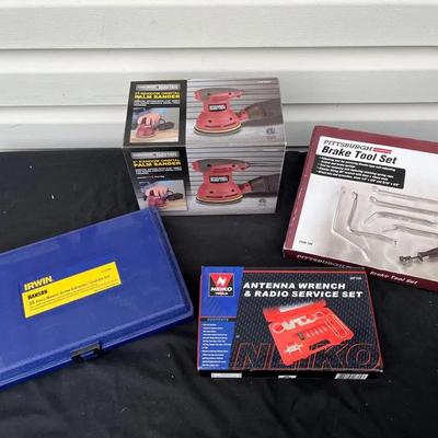 Chicago Electric Power Orbital Palm Sander, Neiko Tools Antenna Wrench & More 