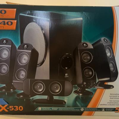 Logitech X-530 5.1 Speaker System-NIB