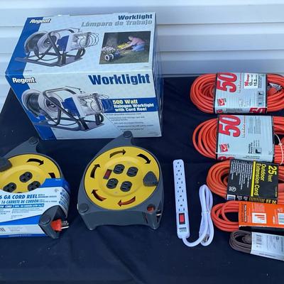50ft Power Cords, Retractable Power Cords & More Mystery Lot 