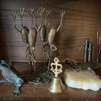 Brass Frogs, Copper Art & More