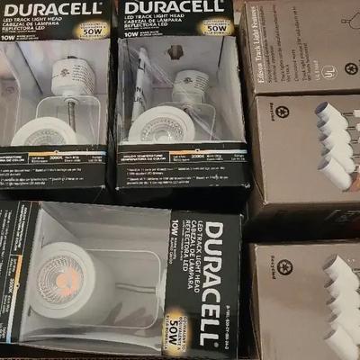 NEW Edison (12)  and Duracell (3) Track Lighting 