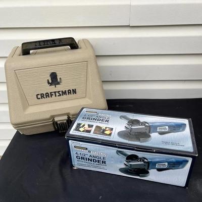 Craftsman Router w/ Case & Angle Grinder 