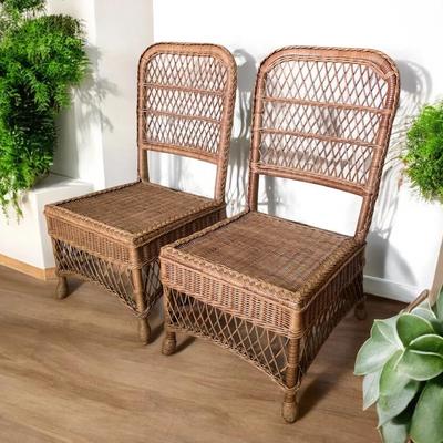 The Smithsonian Collection Wicker Chairs 