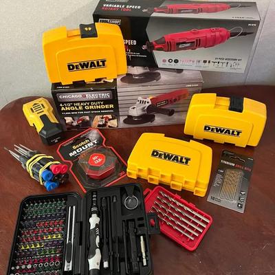 Rotary & Oscillating Multitool, Angle Grinder, DeWalt Drill Bits & More 