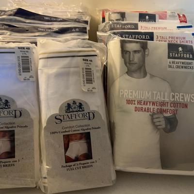 Stafford XLT Size Underwear and Under Shirts
