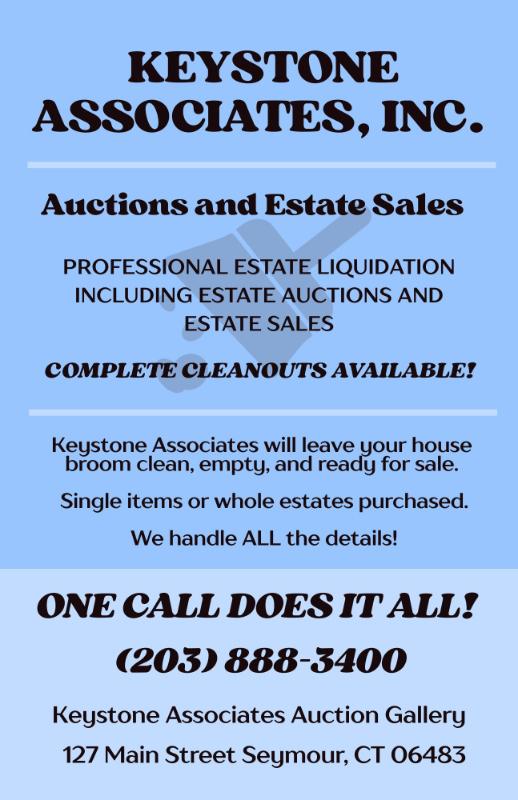 Sale Photo Thumbnail #1: Auctions and estate sales flyer keystone associates 1) (1)