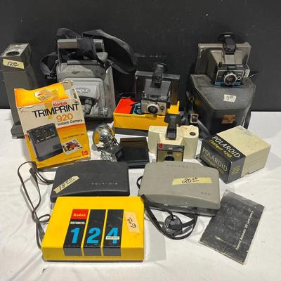 Vintage Polaroid & Kodak Camera Mystery Lot 