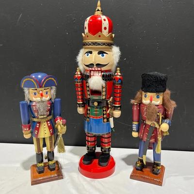 Younkers Nutcracker King and Two Other Nutcrackers