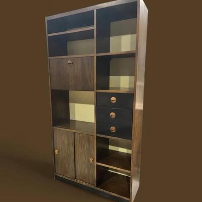 MCM Kroehler Bookcase Cabinet