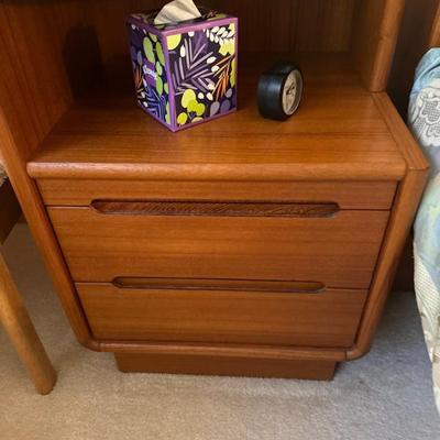 Teak nightstands - 2 available (Thailand)