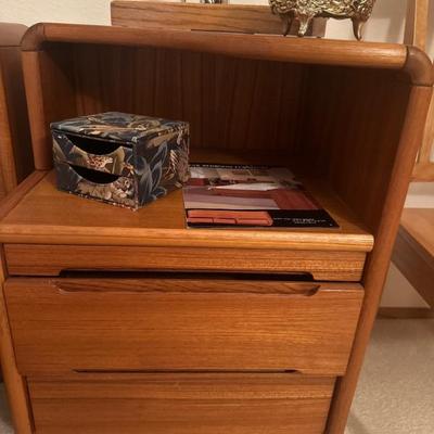 Teak nightstand - 2 available